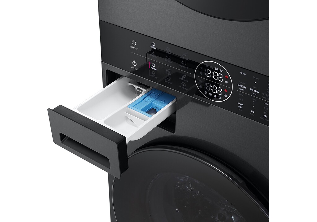 Máy giặt sấy LG lồng ngang inverter WashTower 14/10kg WT1410NHB 2023 giá tốt