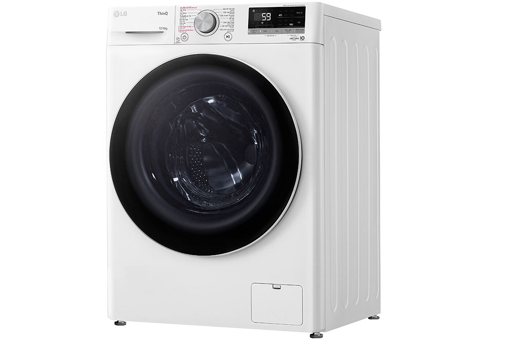 Máy giặt sấy lồng ngang LG Inverter 10 kg FV1410D4W1 2023