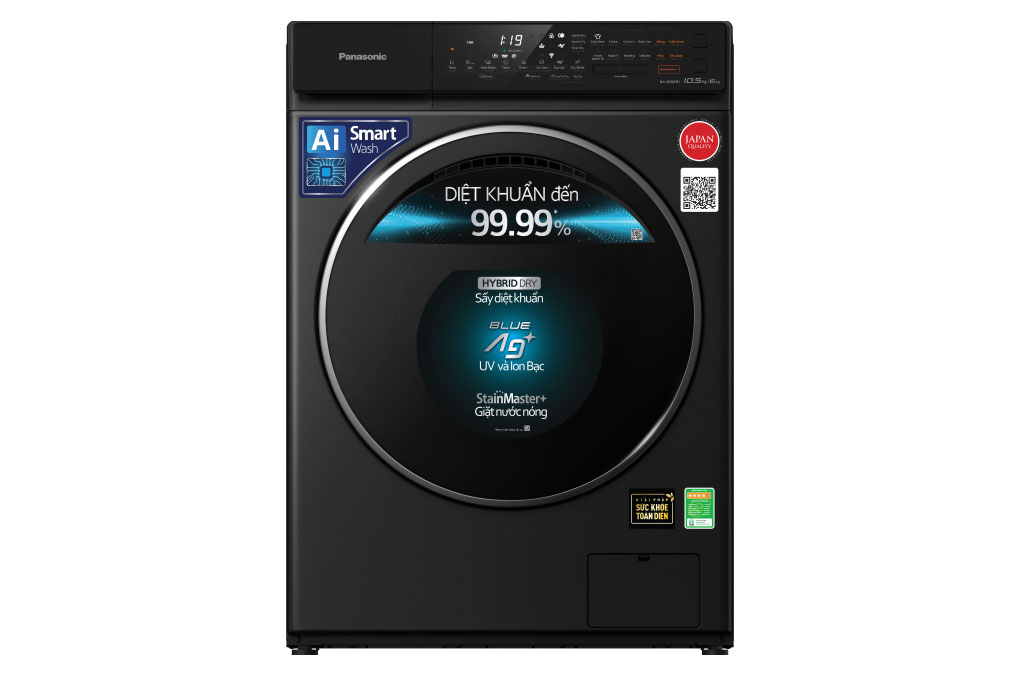 Máy giặt sấy Panasonic inverter 10.5kg NA-S056FR1BV