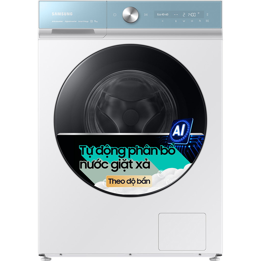 Máy giặt sấy Samsung AI Eco Bubble 14/8kg WD14BB944DGMSV 2023