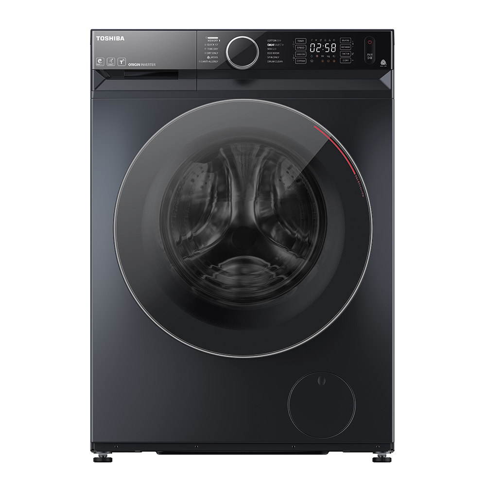 Máy giặt sấy Toshiba lồng ngang inverter 12.5 kg TWD-BM135GF4V(MG) 2023