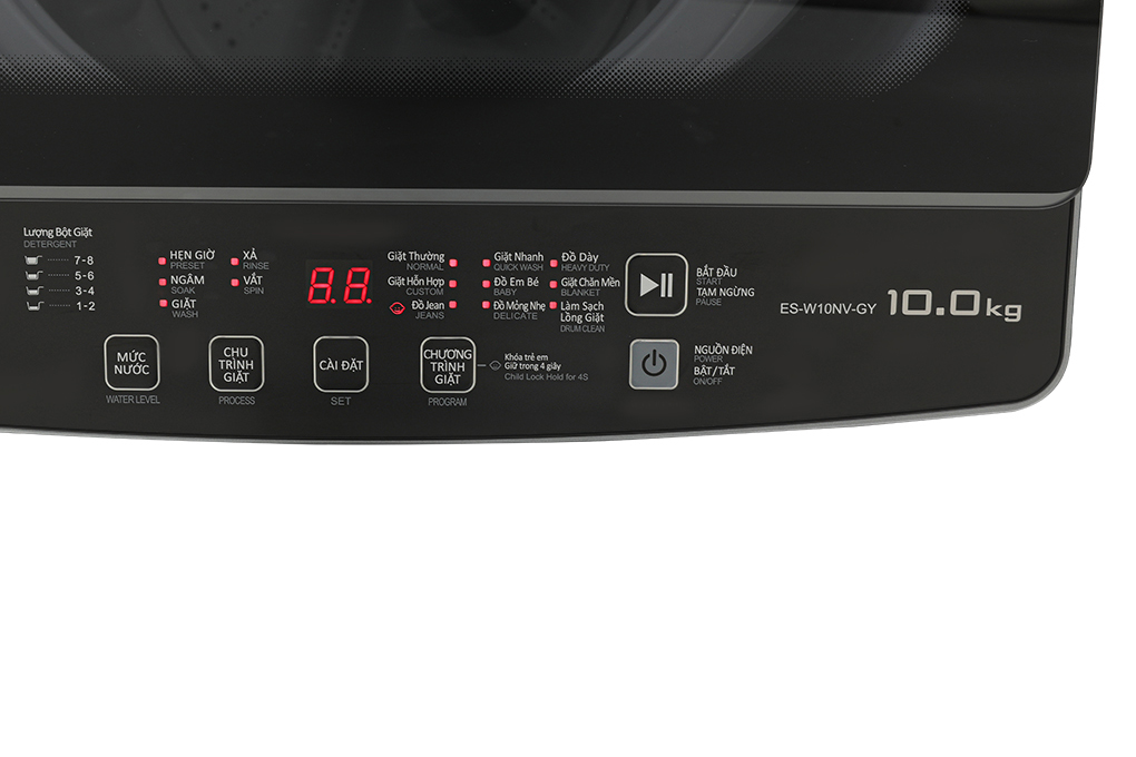 Máy giặt lồng đứng Sharp 12 kg ES-W12NV-GY 2023