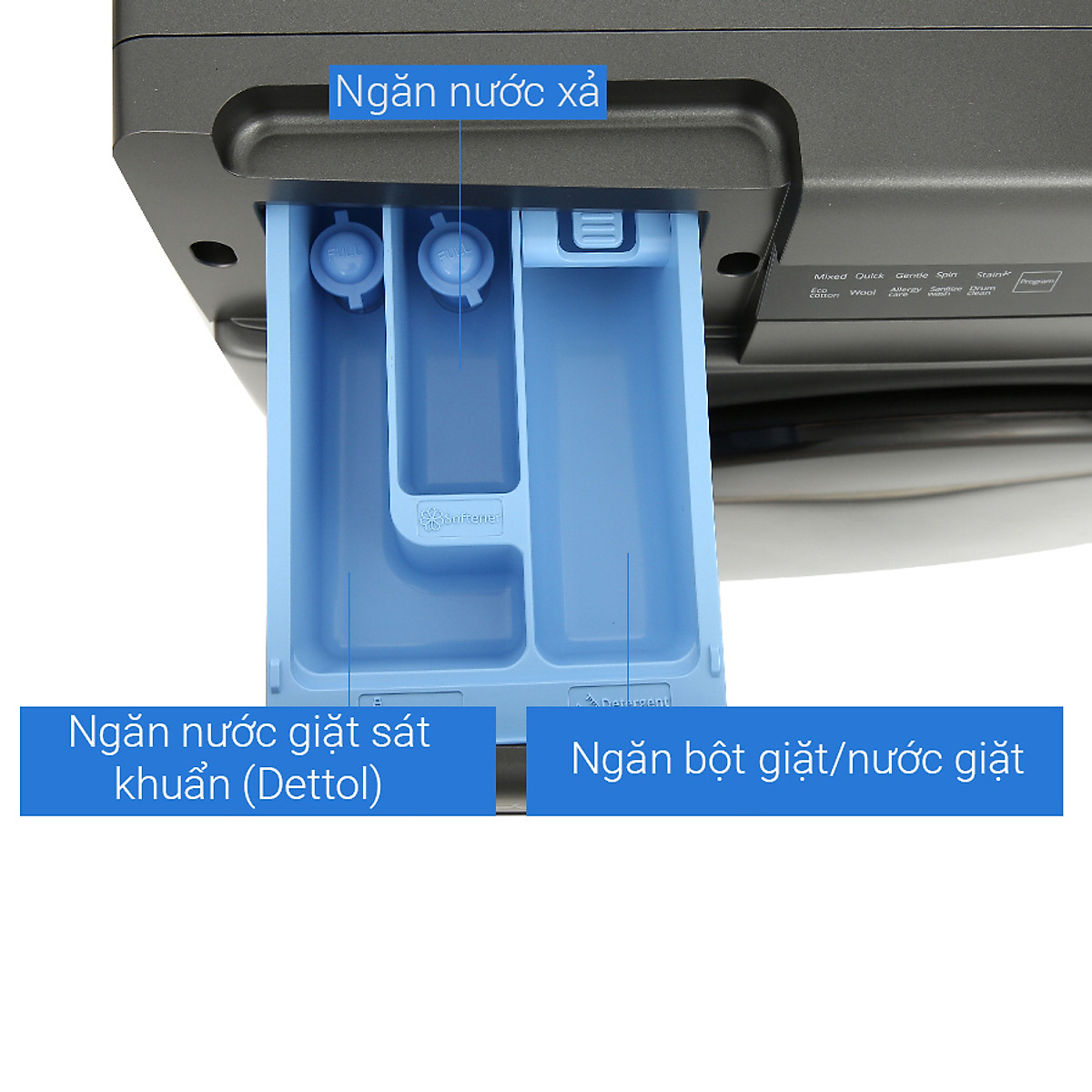 Máy giặt Whirlpool 8 kg lồng ngang inverter FWEB8002FG giá rẻ