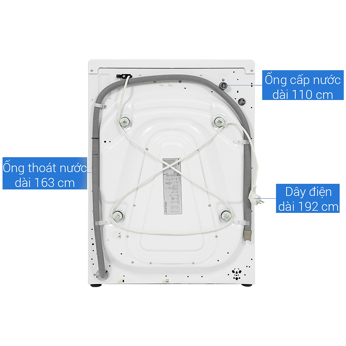 Máy giặt Whirlpool lồng ngang 8 kg inverter FWEB8002FW giá rẻ