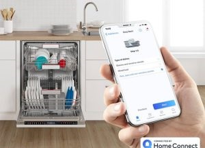 Máy rửa bát Bosch 14 bộ serie 6 SMU6ECS57E hiện đại, thông minh