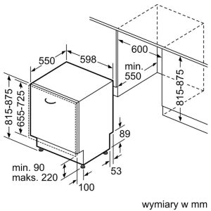 Máy rửa bát âm toàn phần Bosch 14 bộ series 4 SMV4HCX48E đẳng cấp