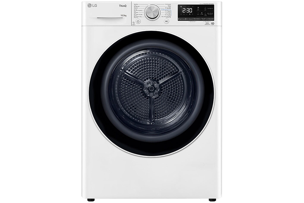 Máy sấy bơm nhiệt LG inverter 10.5 kg DVHP50W 2024