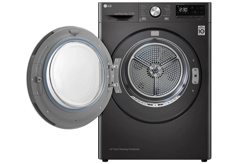 Máy sấy bơm nhiệt LG 9 kg inverter DVHP09B chính hãng