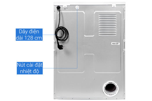 Máy sấy thông hơi Galanz 8kg DV-80T5C (W) chính hãng giá rẻ