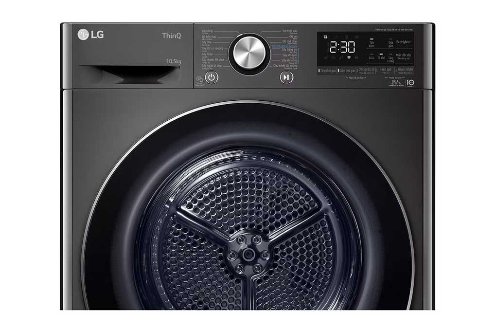 Máy sấy bơm nhiệt LG DUAL inverter 10.5 kg DVHP50B 2023