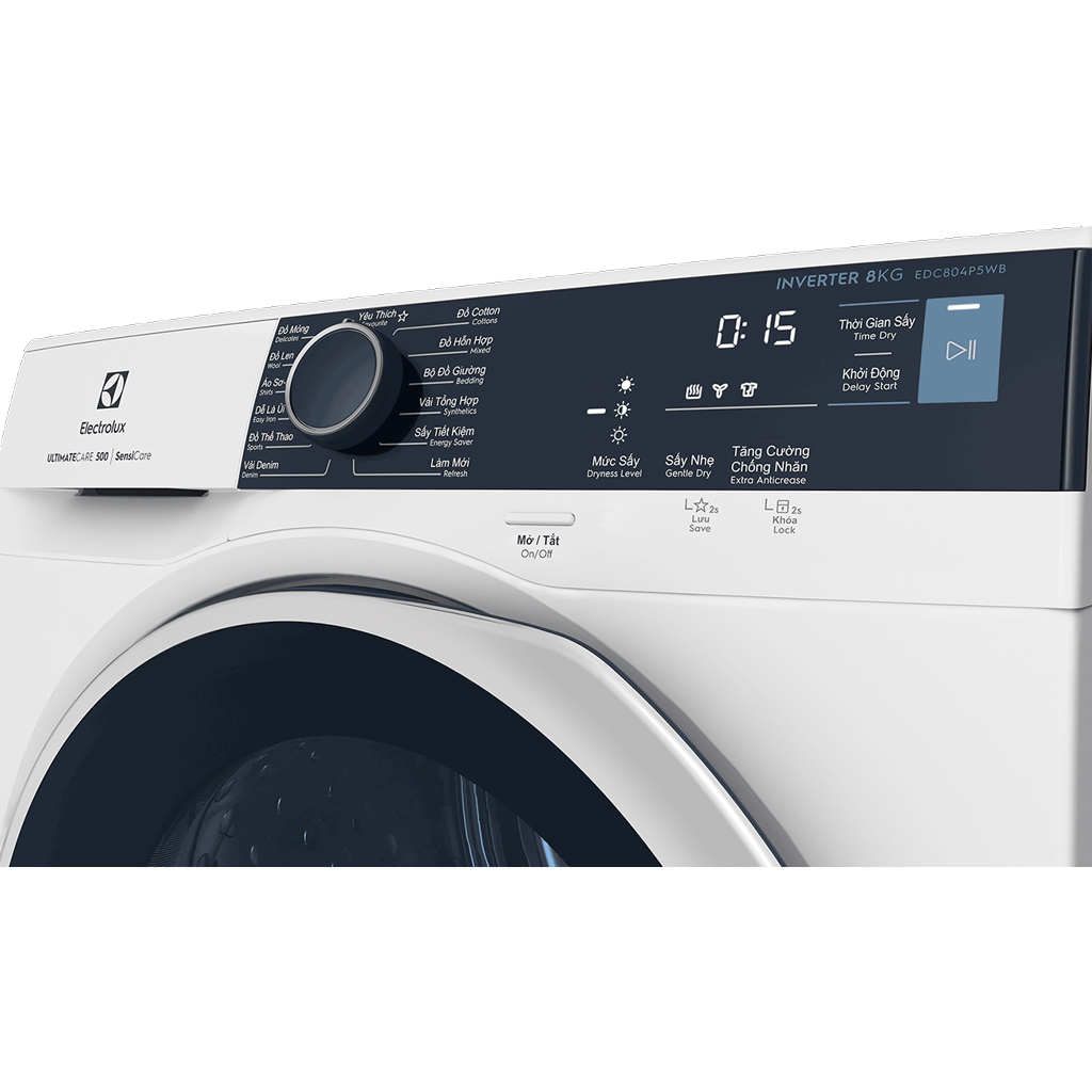 Máy sấy ngưng tụ Electrolux 8 kg EDC804P5WB giá tốt
