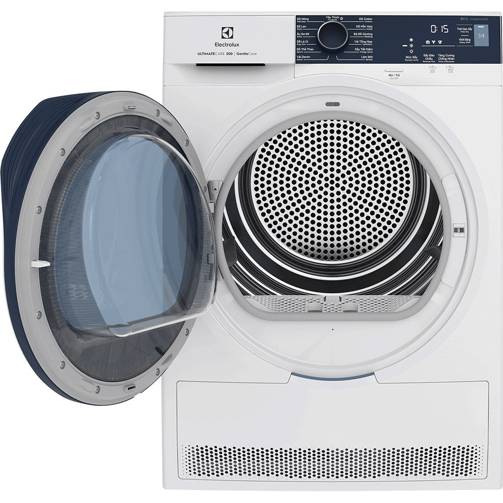 Máy sấy bơm nhiệt Electrolux 8 kg EDH804H5WB