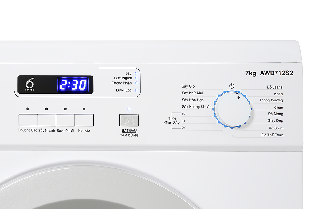 Máy sấy thông hơi Whirlpool 7 kg AWD712S2 giá rẻ