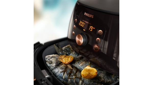 Nồi chiên không dầu Philips dung tích lớn 7.3 lít HD9860 chính hãng