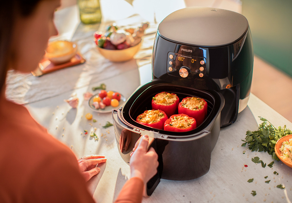 Nồi chiên không dầu Philips dung tích lớn 7.3 lít HD9860 chính hãng