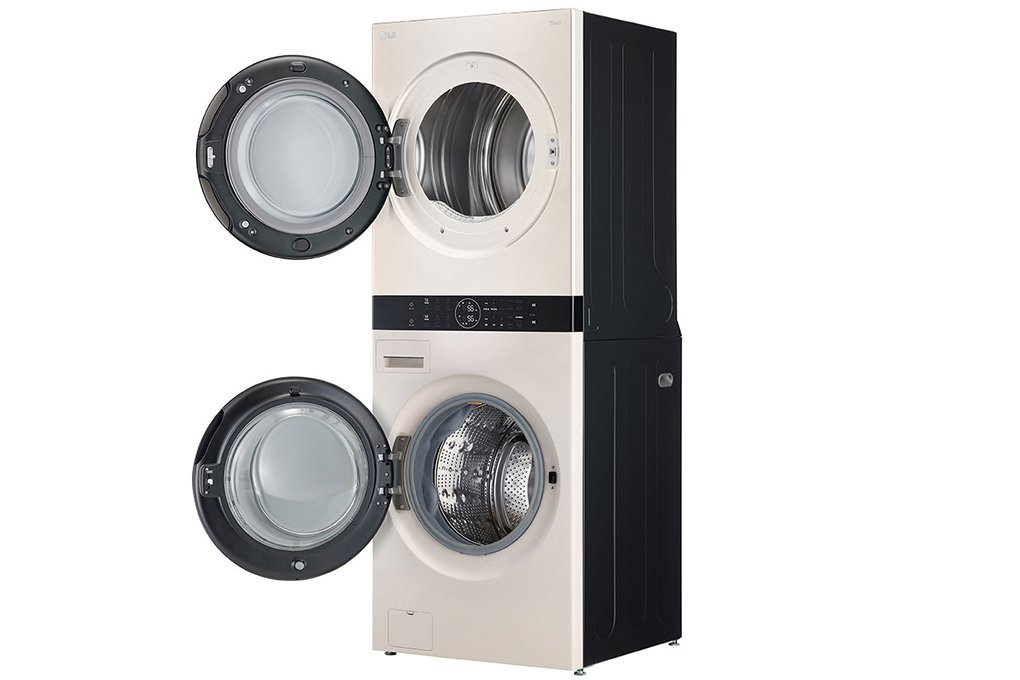 Máy giặt sấy LG lồng ngang inverter WashTower 14/10kg WT1410NHE 2023 giá tốt