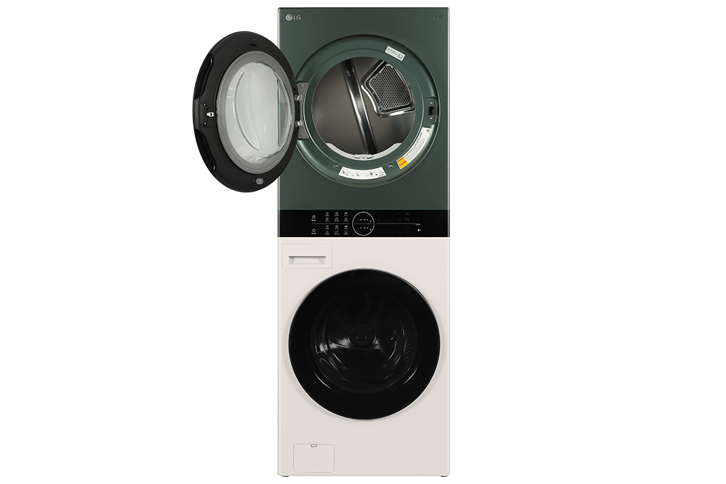 Tháp giặt sấy LG Inverter giặt 25 kg - sấy 17 kg WT2517NHEG siêu cao cấp