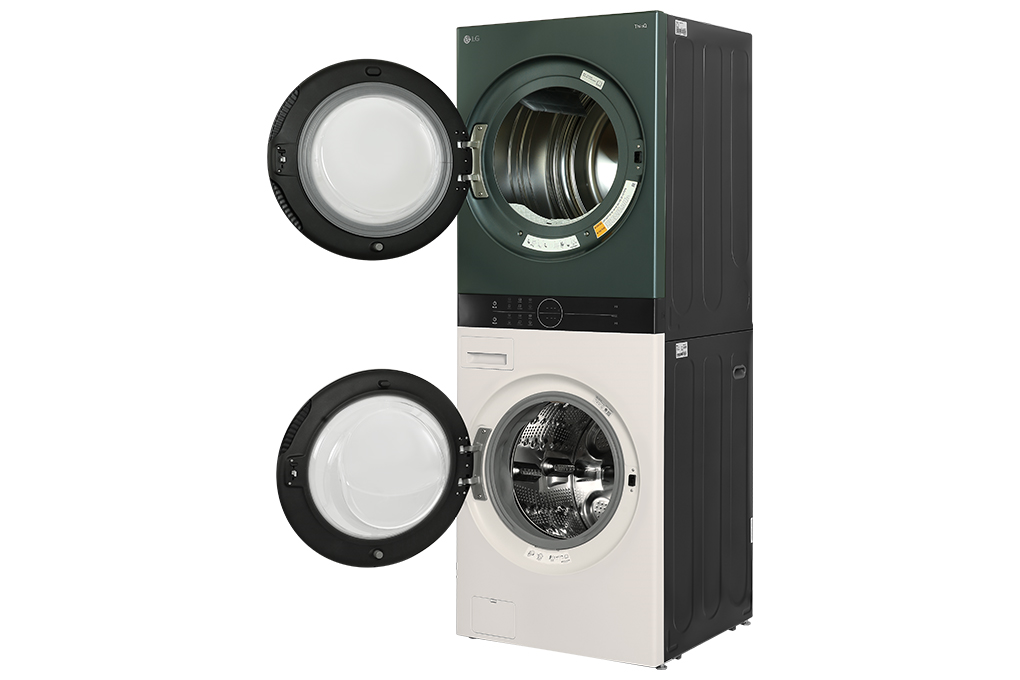 Tháp giặt sấy LG Inverter giặt 25 kg - sấy 17 kg WT2517NHEG siêu cao cấp