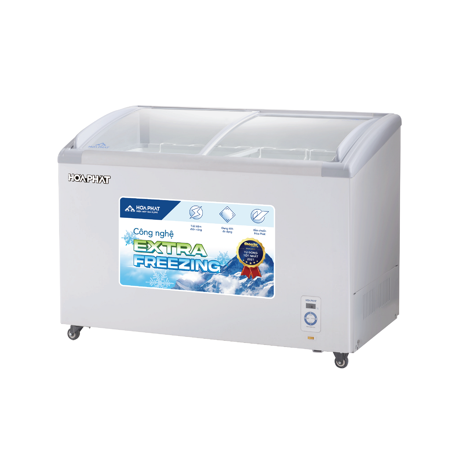 Tủ đông trưng bày Hòa Phát 357 lít mặt kính HSF AD6357.C1