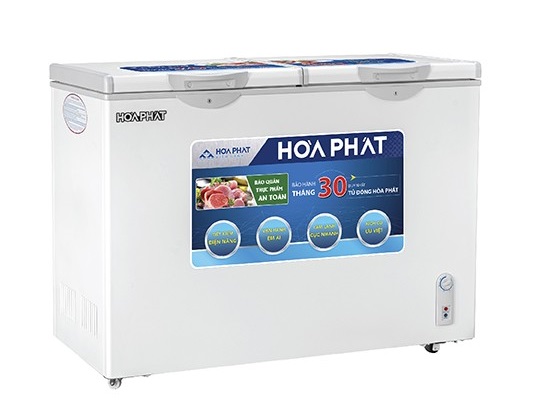 Tủ đông Hòa Phát 2 ngăn 270 lít dàn nhôm HCF 656S2N2 giá rẻ