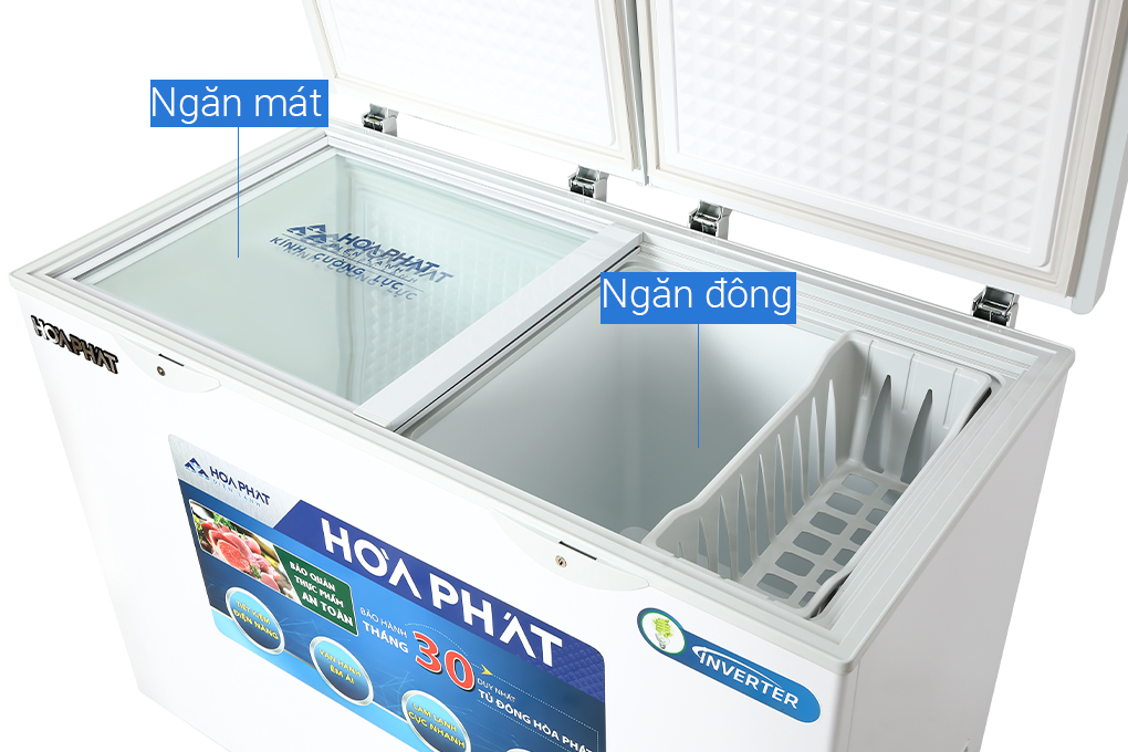 Tủ đông Hòa Phát HCFI 656S2Đ2 inverter 271 lít giá rẻ