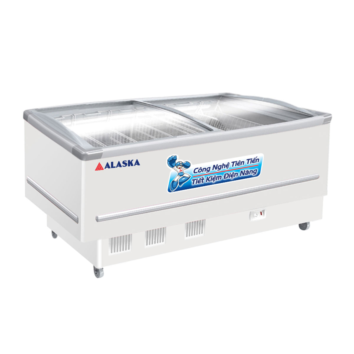 Tủ đông kính cong Alaska 400 lít KN 400 giá tốt