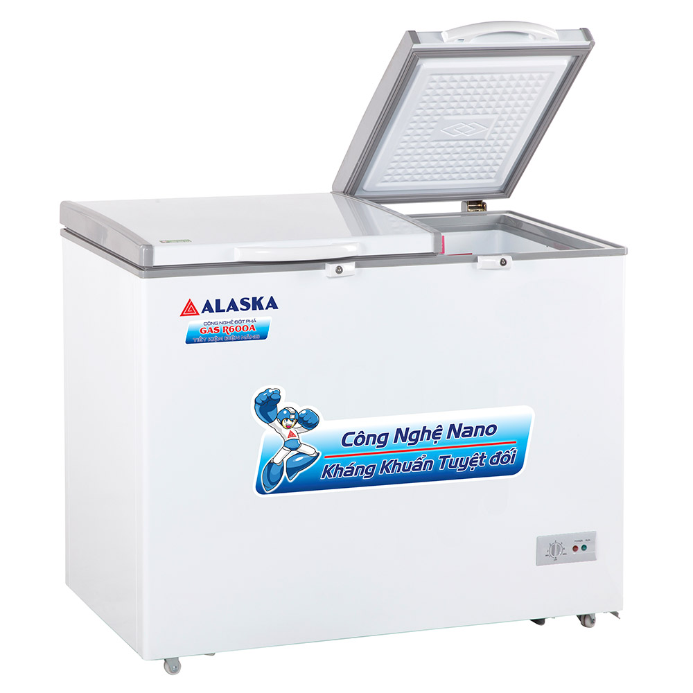 Tủ đông mát Alaska ngăn đông lớn BCD-3571 giá tốt