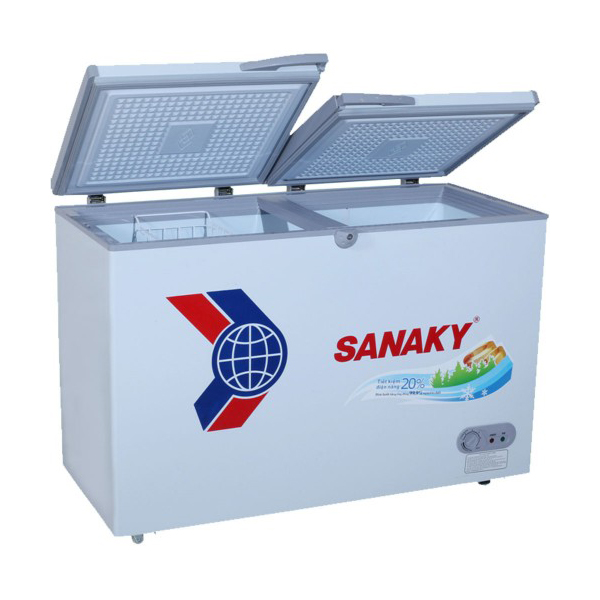 Tủ đông mát 2 ngăn Sanaky dàn đồng 280 lít VH 4099W1 giá rẻ
