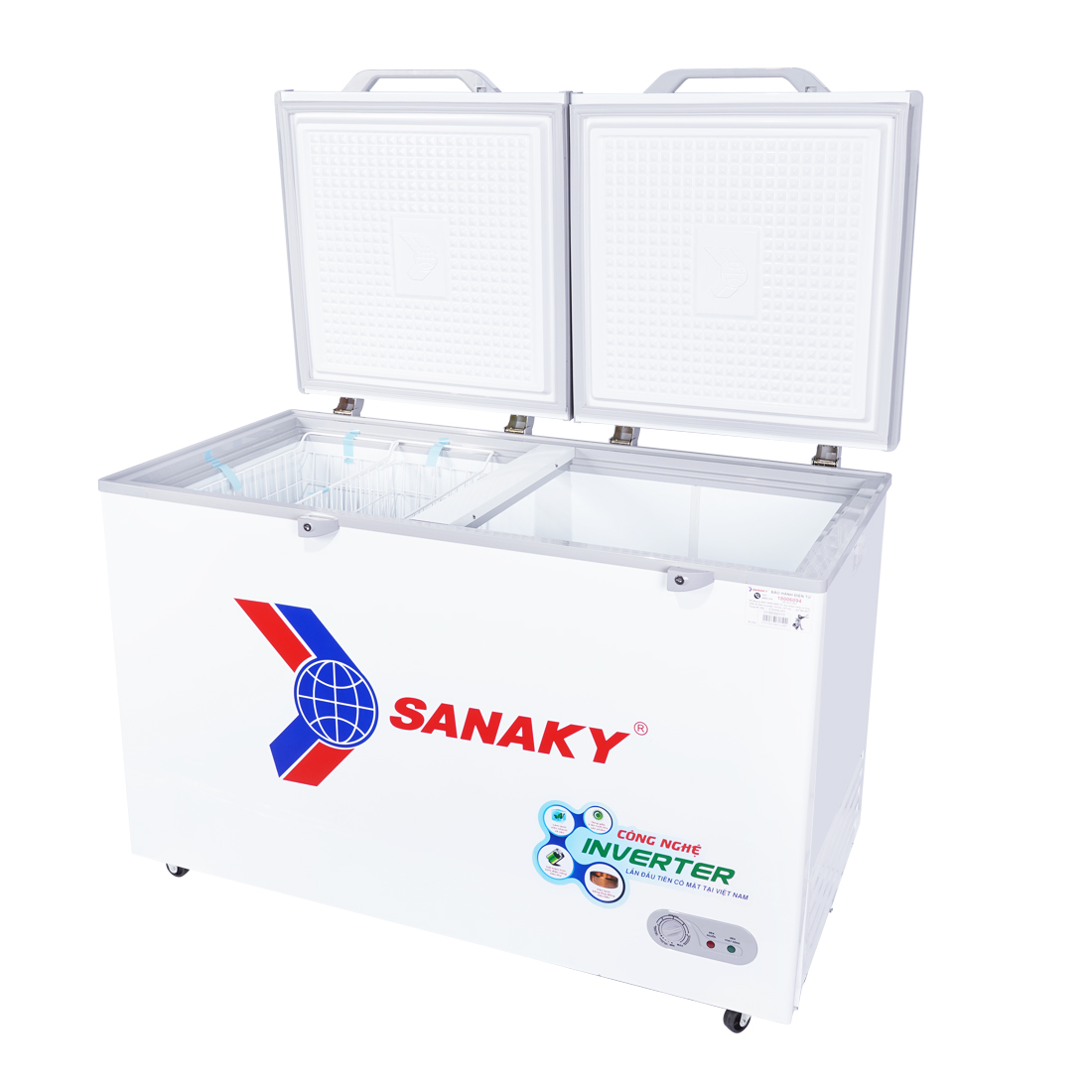 Tủ đông dàn đồng Sanaky 410 lít inverter VH-5699HY3 giá rẻ