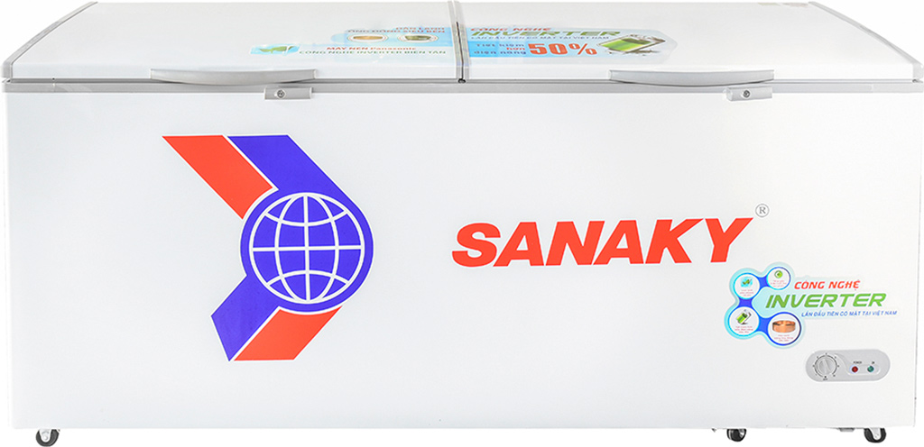 Tủ đông Sanaky 761 lít inverter dàn đồng VH-8699HY3 giá tốt