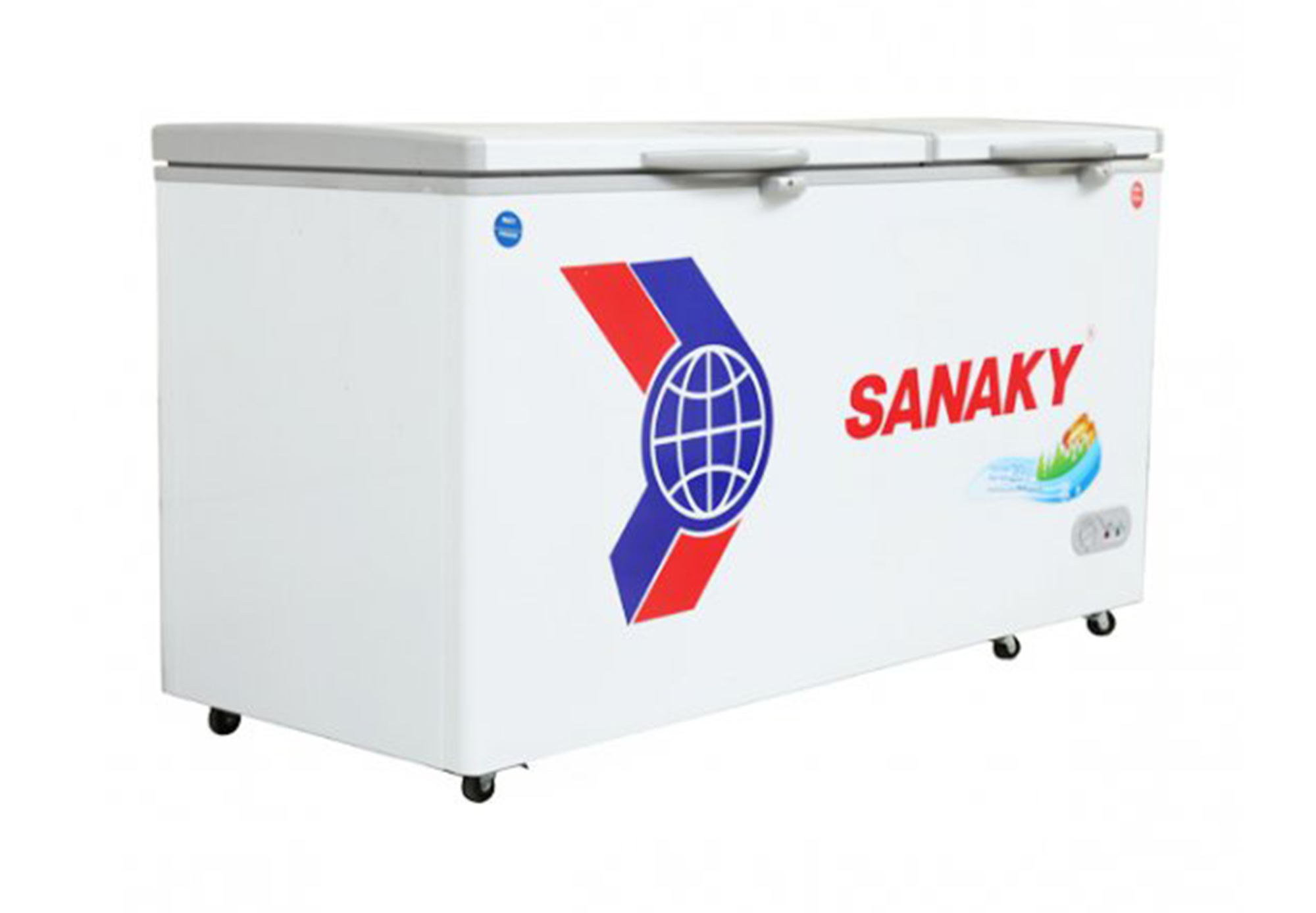 Tủ đông mát Sanaky 2 ngăn 485 lít VH-6699W1 giá rẻ