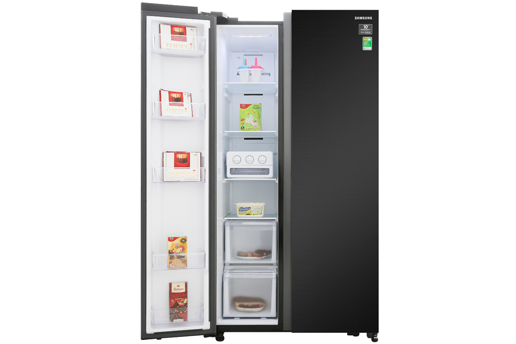 Tủ lạnh Samsung 2 cánh Side By Side inverter 647 lít RS62R5001B4 chính hãng