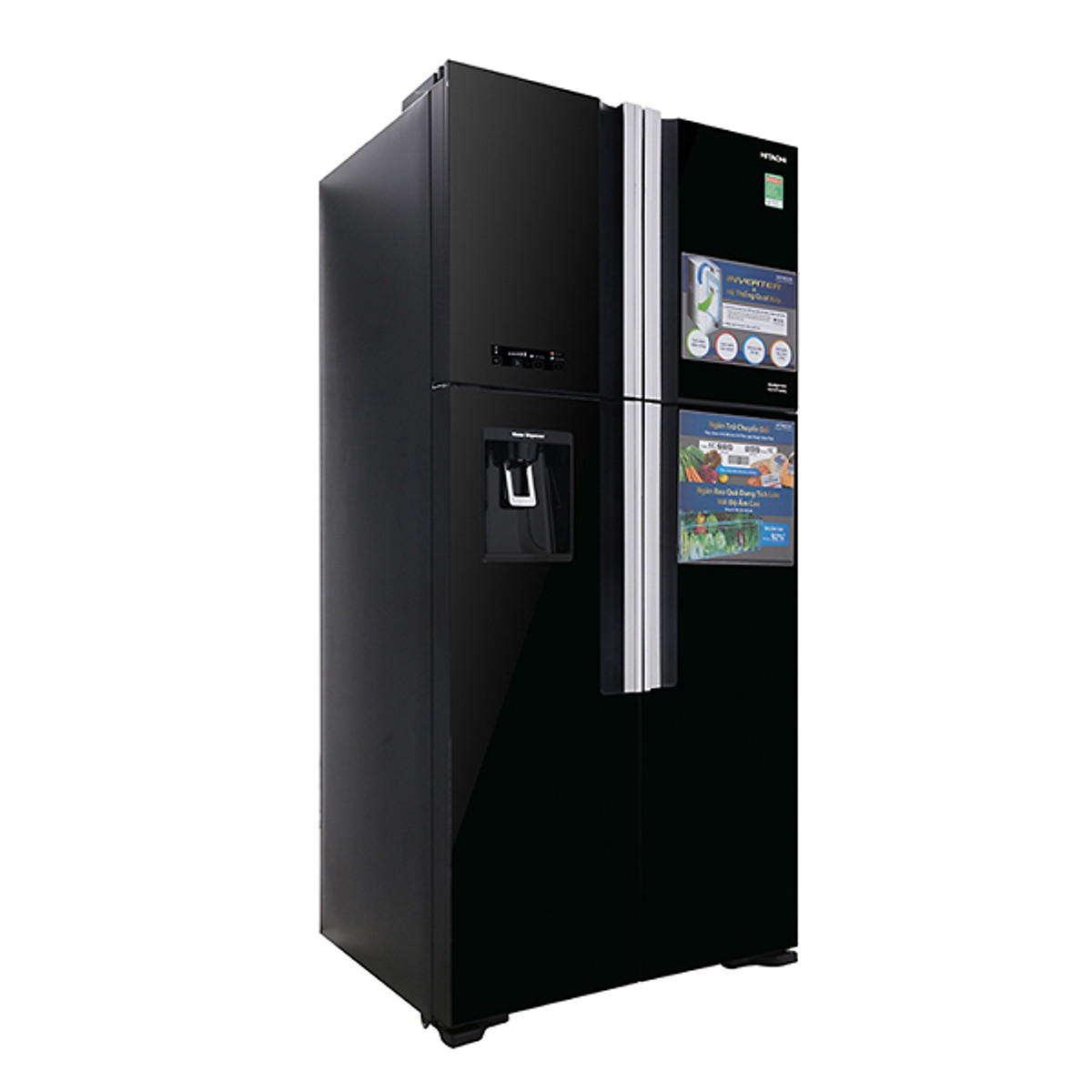 Tủ lạnh 4 cánh Hitachi inverter 540 lít R-FW690PGV7X (GBK) giá rẻ