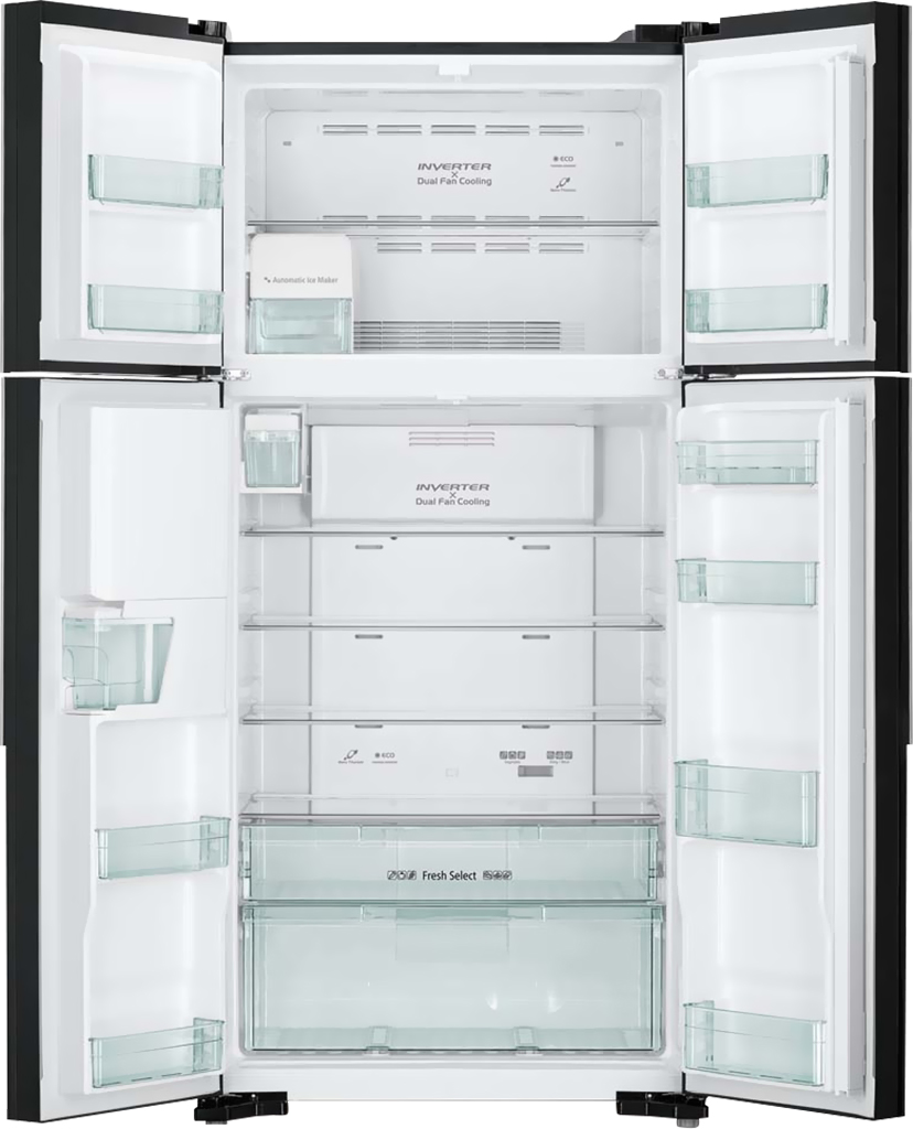 Tủ lạnh 4 cánh Hitachi inverter 540 lít R-FW690PGV7X (GBK) giá rẻ