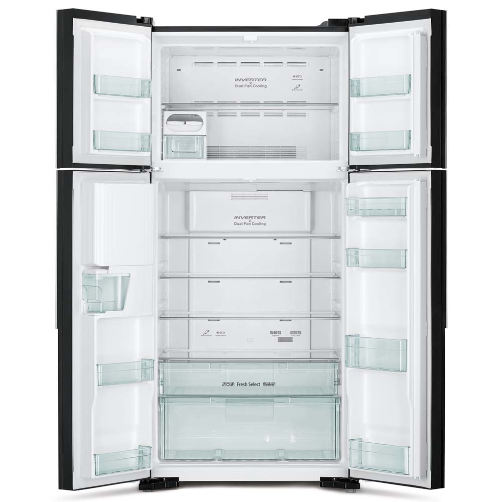Tủ lạnh Hitachi 4 cánh inverter 540 lít R-FW690PGV7 (GBK) chính hãng