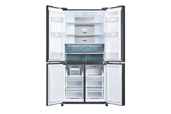 Tủ lạnh Sharp 4 cánh inverter 639 lít SJ-FXP640VG-BK có đông mềm