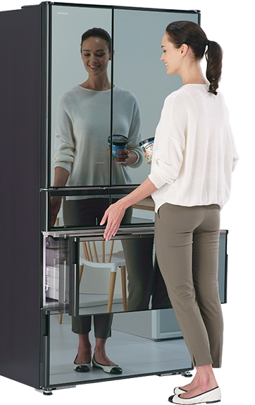 Tủ lạnh Hitachi 6 cánh inverter 735 lít R-ZX740KV (X) nhập khẩu Nhật Bản