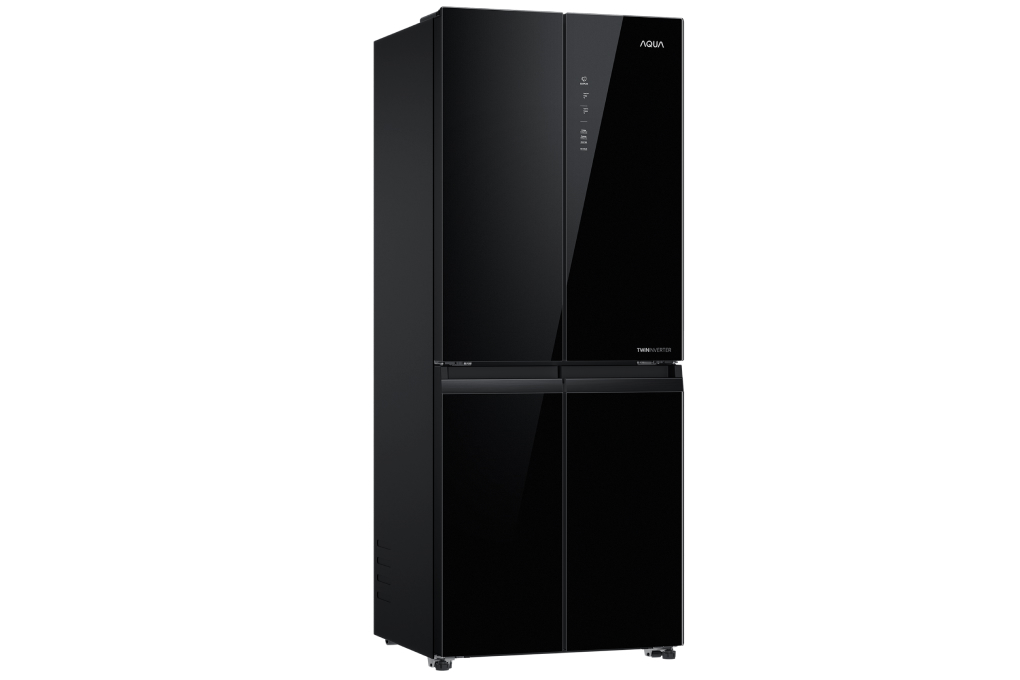 [2024] Tủ lạnh Aqua 4 cánh inverter 410 lít AQR-M466XA(GB)
