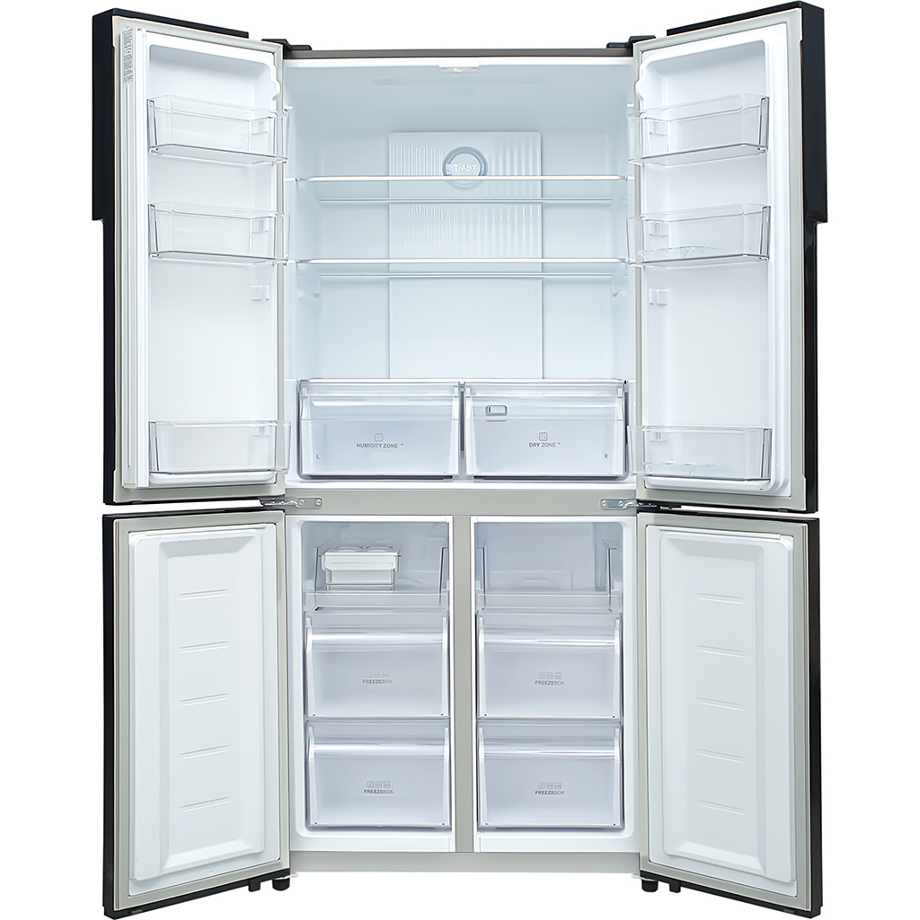 Tủ lạnh 4 cánh Aqua inverter 456 lít AQR-M530EM(SLB) 2023