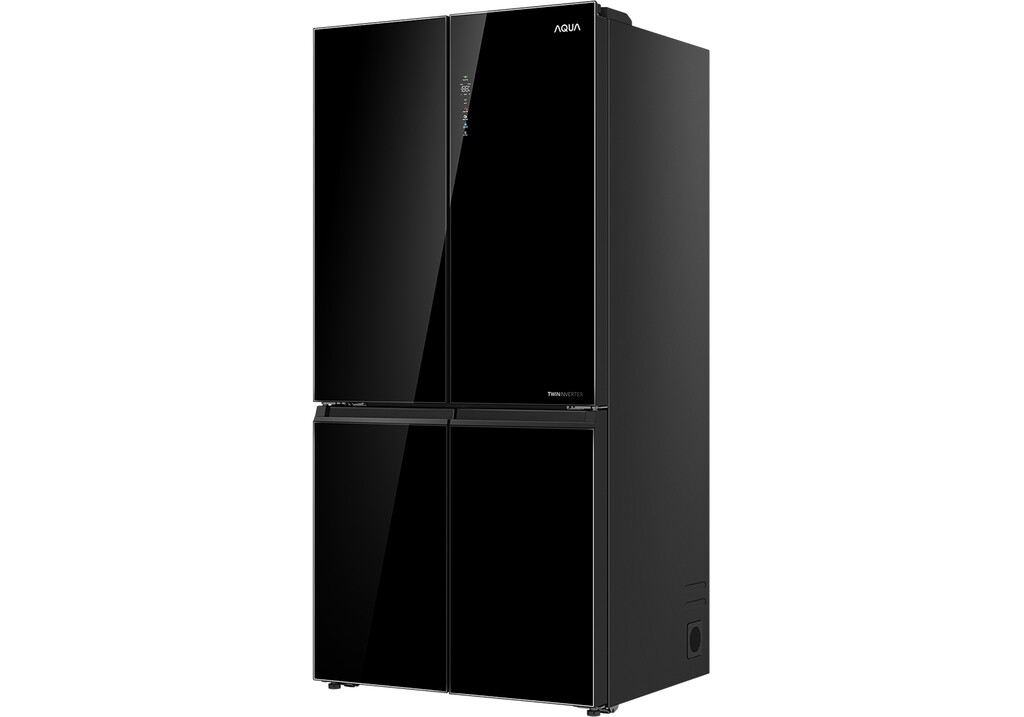 [2024] Tủ lạnh Aqua 4 cánh inverter 660 lít AQR-M727XA(GB)U1