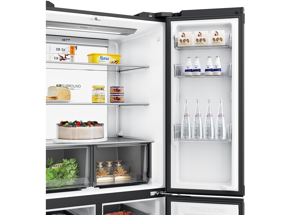 [2024] Tủ lạnh Aqua 4 cánh inverter 660 lít AQR-M727XA(GB)U1