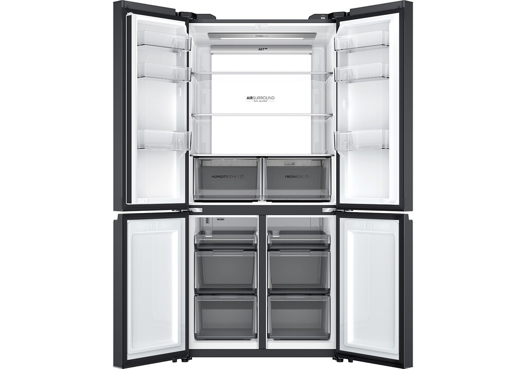 [2024] Tủ lạnh Aqua 4 cánh inverter 660 lít AQR-M727XA(GB)U1