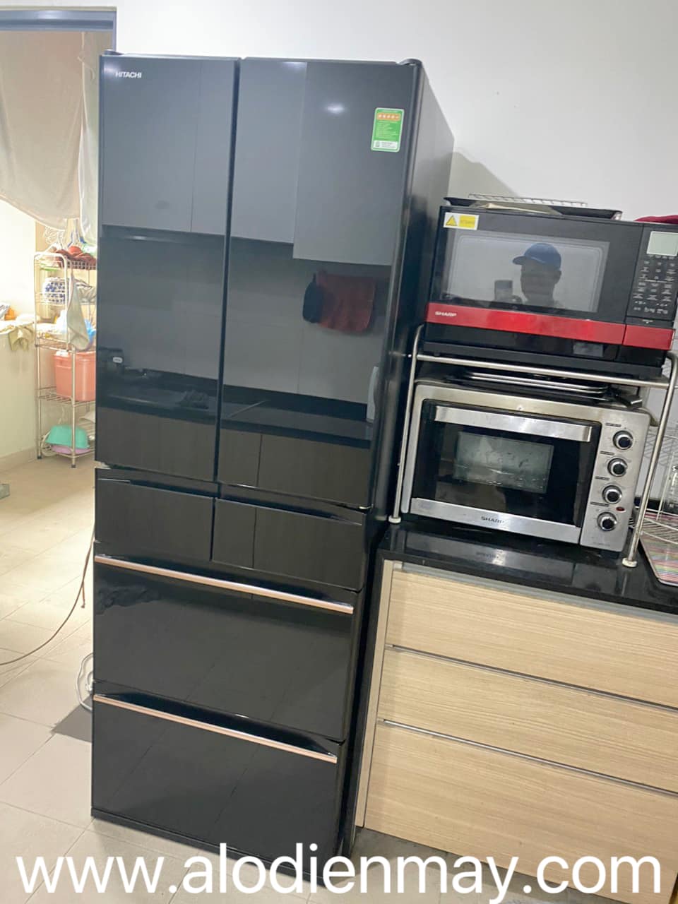 Tủ lạnh Hitachi 6 cánh R-HW540RV XK 540 lít model 2023 NEW