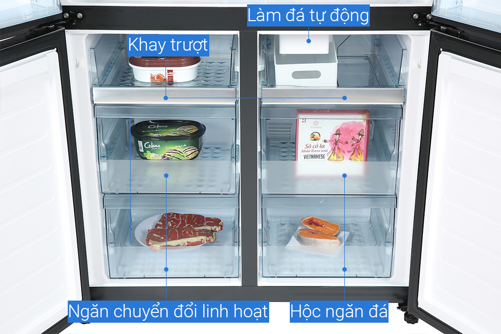 Tủ lạnh Hitachi inverter 569 lít R-WB640PGV1 GMG giá rẻ