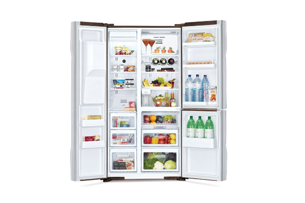 Tủ lạnh SBS Hitachi inverter 600 lít R-M800PGV2 (GS) giá tốt