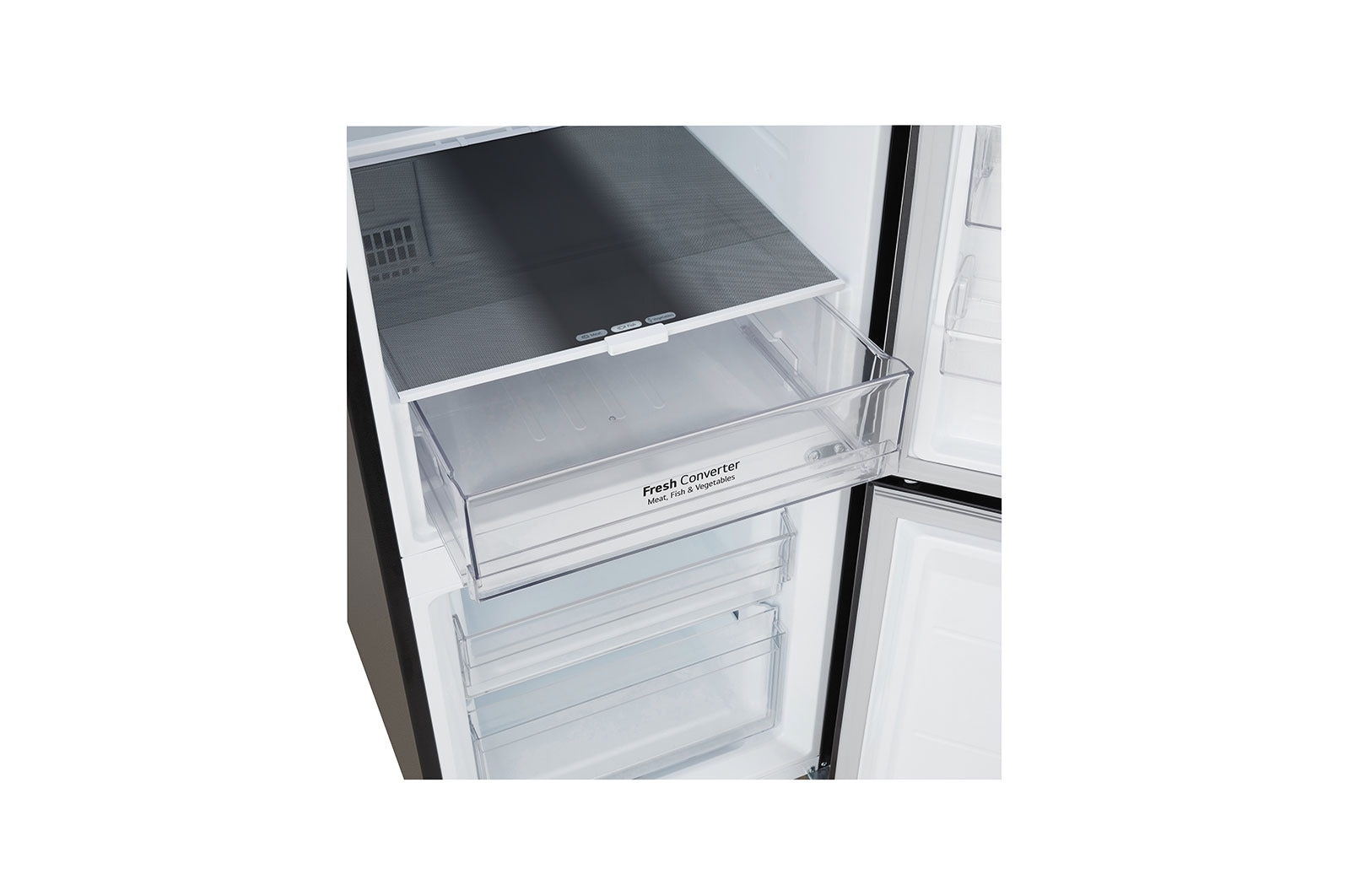 [2024] Tủ lạnh LG ngăn đá dưới inverter màu đen 335L LBB33BLM, chính hãng giá tốt