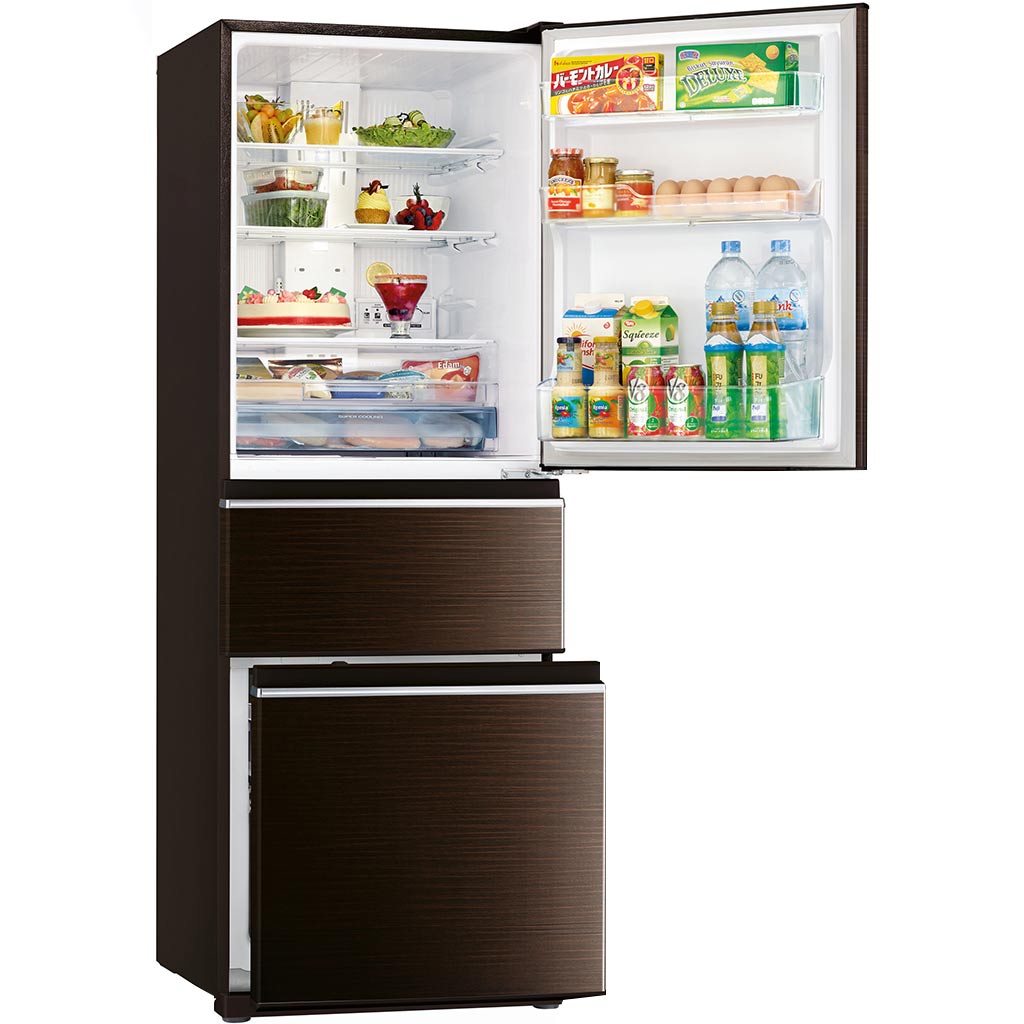 Tủ lạnh Mitsubishi 3 cánh 330 lít MR-CX41ER-BRW giá rẻ tại Hà Nội