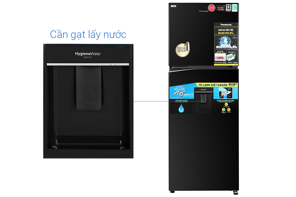 Tủ lạnh Panasonic 2 cánh inverter 366 lít NR-TL381GPKV chính hãng