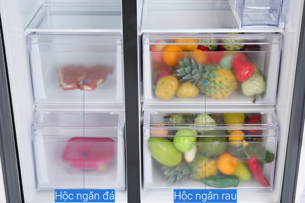 Tủ lạnh Samsung 2 cánh Side By Side inverter 635 lít RS64R5301B4/SV chính hãng