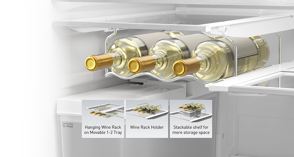 Tủ lạnh Panasonic 6 cánh inverter 650 lít PRIME+ Edition WY720ZMMV 2023